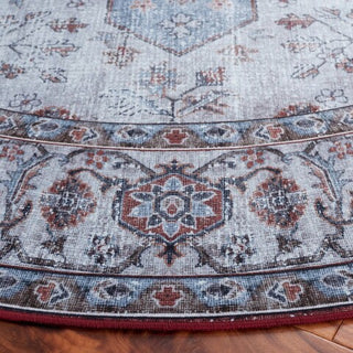 Safavieh Tucson TSN105 Light Blue / Rust Machine Washable Area Rug