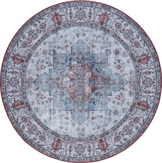 Safavieh Tucson TSN105 Light Blue / Rust Machine Washable Area Rug