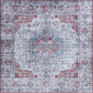 Safavieh Tucson TSN105 Light Blue / Rust Machine Washable Area Rug