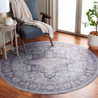 Safavieh Tucson TSN105 Light Purple / Sage Machine Washable Area Rug