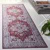 Safavieh Tucson TSN106 Burgundy / Beige Machine Washable Area Rug