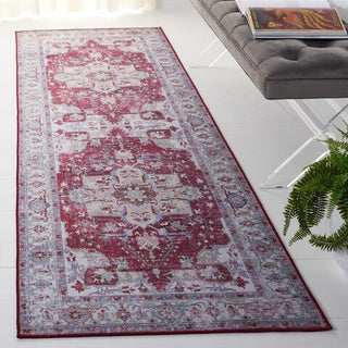 Safavieh Tucson TSN106 Burgundy / Beige Machine Washable Area Rug