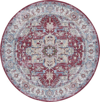 Safavieh Tucson TSN106 Burgundy / Beige Machine Washable Area Rug