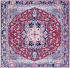 Safavieh Tucson TSN108 Red / Navy Machine Washable Area Rug