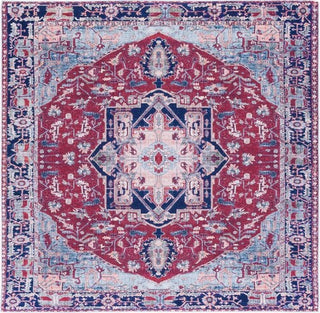 Safavieh Tucson TSN108 Red / Navy Machine Washable Area Rug