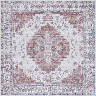 Safavieh Tucson TSN109 Ivory / Rust Machine Washable Area Rug