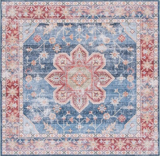 Safavieh Tucson TSN110 Blue / Rust Machine Washable Area Rug