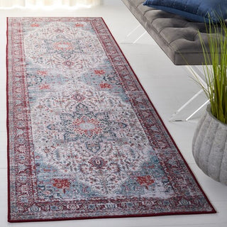 Safavieh Tucson TSN113 Ivory / Red Machine Washable Area Rug