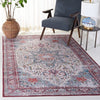 Safavieh Tucson TSN113 Ivory / Red Machine Washable Area Rug