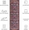 Safavieh Tucson TSN114 Rust / Green Machine Washable Area Rug