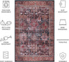 Safavieh Tucson TSN114 Rust / Green Machine Washable Area Rug