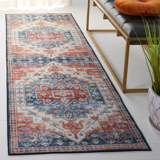 Safavieh Tucson TSN116 Blue / Rust Machine Washable Area Rug