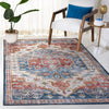 Safavieh Tucson TSN116 Blue / Rust Machine Washable Area Rug