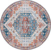 Safavieh Tucson TSN116 Blue / Rust Machine Washable Area Rug