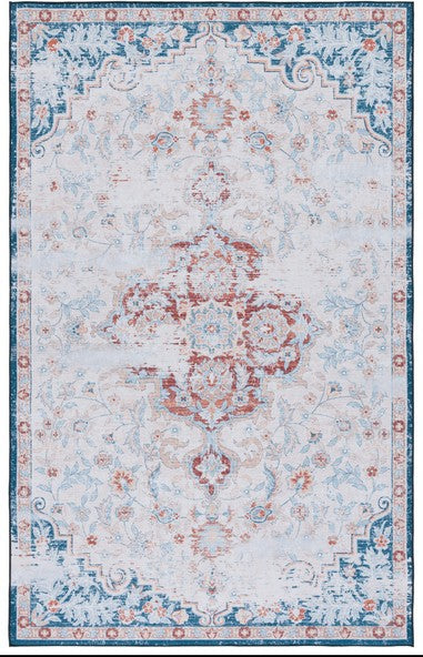 Safavieh Tucson TSN117 Beige / Rust Machine Washable Area Rug