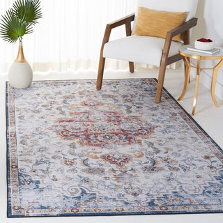 Safavieh Tucson TSN117 Grey / Rust Machine Washable Area Rug