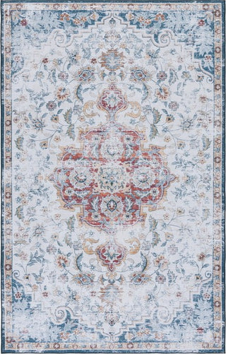 Safavieh Tucson TSN117 Grey / Rust Machine Washable Area Rug