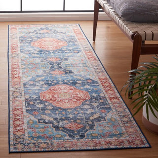 Safavieh Tucson TSN119 Rust / Blue Machine Washable Area Rug