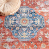 Safavieh Tucson TSN119 Rust / Blue Machine Washable Area Rug