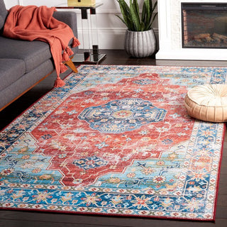 Safavieh Tucson TSN119 Rust / Blue Machine Washable Area Rug