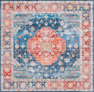 Safavieh Tucson TSN119 Rust / Blue Machine Washable Area Rug