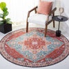 Safavieh Tucson TSN120 Aqua / Rust Machine Washable Area Rug