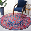 Safavieh Tucson TSN121 Navy / Red Machine Washable Area Rug