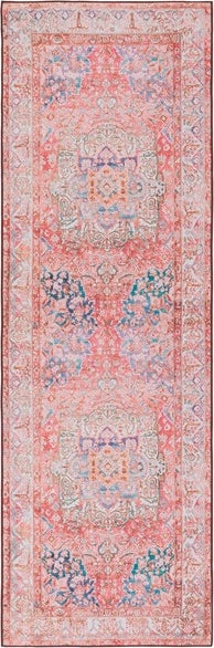 Safavieh Tucson TSN122 Rose / Beige Machine Washable Area Rug