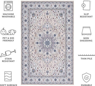 Safavieh Tucson TSN123 Beige / Green Machine Washable Area Rug