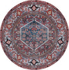 Safavieh Tucson TSN126 Rust / Blue Machine Washable Area Rug