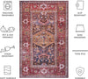 Safavieh Tucson TSN127 Navy / Rust Machine Washable Area Rug