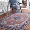 Safavieh Tucson TSN128 Rust / Navy Machine Washable Area Rug