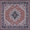 Safavieh Tucson TSN128 Rust / Navy Machine Washable Area Rug