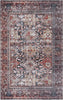 Safavieh Tucson TSN130 Navy / Rust Machine Washable Area Rug