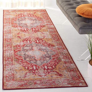 Safavieh Tucson TSN131 Rust / Gold Machine Washable Area Rug