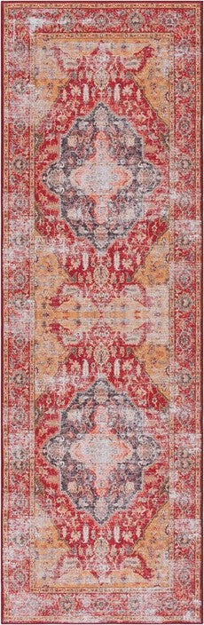 Safavieh Tucson TSN131 Rust / Gold Machine Washable Area Rug