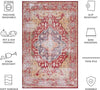 Safavieh Tucson TSN131 Rust / Gold Machine Washable Area Rug