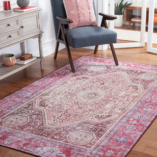 Safavieh Tucson TSN132 Beige / Red Machine Washable Area Rug