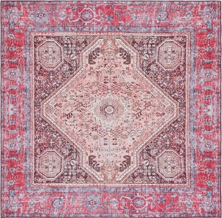 Safavieh Tucson TSN132 Beige / Red Machine Washable Area Rug