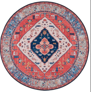 Safavieh Tucson TSN133 Rust / Blue Machine Washable Area Rug