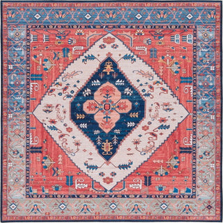 Safavieh Tucson TSN133 Rust / Blue Machine Washable Area Rug