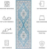 Safavieh Tucson TSN136 Turquoise / Beige Machine Washable Area Rug