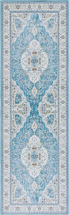 Safavieh Tucson TSN136 Turquoise / Beige Machine Washable Area Rug