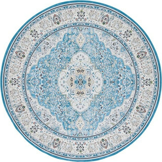 Safavieh Tucson TSN136 Turquoise / Beige Machine Washable Area Rug