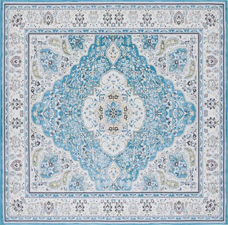 Safavieh Tucson TSN136 Turquoise / Beige Machine Washable Area Rug