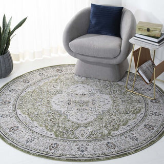 Safavieh Tucson TSN136 Green / Beige Machine Washable Area Rug