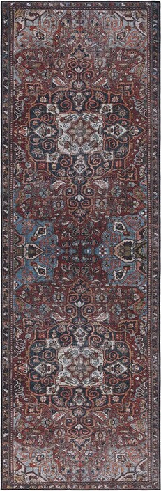 Safavieh Tucson TSN138 Red / Blue Machine Washable Area Rug