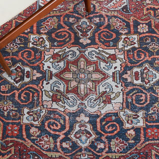 Safavieh Tucson TSN138 Red / Blue Machine Washable Area Rug