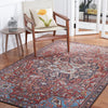 Safavieh Tucson TSN138 Red / Blue Machine Washable Area Rug