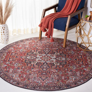 Safavieh Tucson TSN138 Red / Blue Machine Washable Area Rug